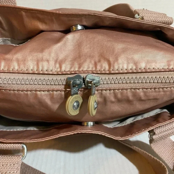 Kipling pink nylon satchel handbag - Picture 11 of 11